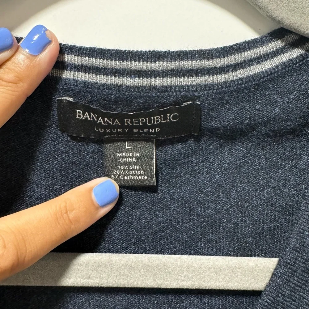 Banana Republic men’s luxury blend sweater size large
